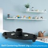 Dowel jig Kit Floating Shelf Bracket Drill Guide Woodworking for