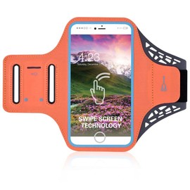 DFV mobile - Professional Cover Ultra-thin Armband Sport Walking Running Fitness Cycling Gym for Qiku N5s - Orange
