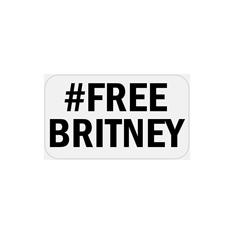 Hashtag Free Britney - 25 Stickers Pack 2.25 x 1.25