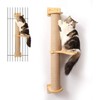 FUKUMARU Cat Activity Tree with Scratching Posts, Wall Mounted Jute