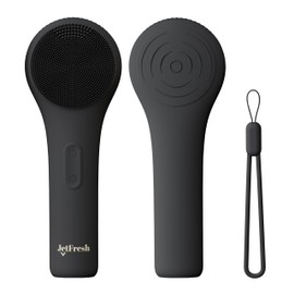 JetFresh Electric Face Scrubber Facial Cleansing Brush 5 Modes, Soft Bristles, Waterproof and Rechargeable Silicone Face Brush for Deep Cleansing, Exfoliating, Massaging for Men and Women