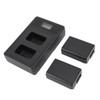 NP FW50 Camera Battery 7.2V 1850mAh with Dual USB LED