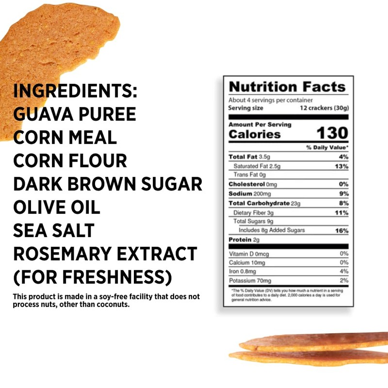 Craize Guava Crisps | Gluten Free, Vegan, Kosher, Toasted Corn