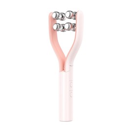 Byttlerom Facial Roller - Microcurrent Face Slimming Massager - Pink & White - Plastic+Metal - 357g - 12x31x6cm - Face Contouring, Anti Aging - For All Skin Types