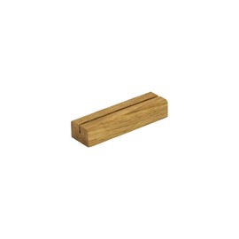 holzkin Photo Holder/Picture Holder/Card Holder - Solid Wood - Various Wood Types - Choice of Quantities (Oak, 1 Piece)