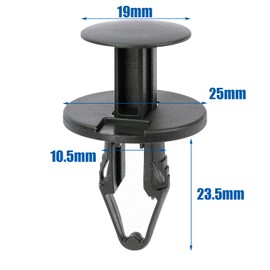 OAUTOO 20pcs Fender Liner Clip Bumper Panel Attachment & General Purpose Push-Type Retainer 11589296 for GM Buick Enclave Chevy Silverado GMC Sierra 2007-On