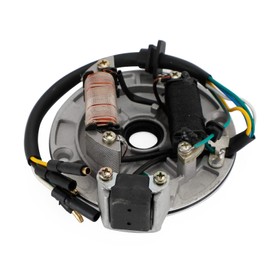 MAD HORNETS 6-Wire Magneto Flywheel Stator Plate Fit for ATV Quads Buggys Pitbikes Dirtbikes 50cc 70cc 90cc 110cc 125cc