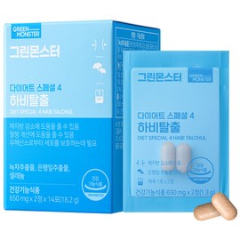 Green Monster Diet Special 4 Escape Thicker Tumbly, 18.2g, 1 pack / 그린몬스터 다이어트 스페셜 4 하비탈출, 18.2g, 1개