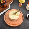 ShinianYa Cheese Curler Beech Wood-Stainless Steel - Best for Tete