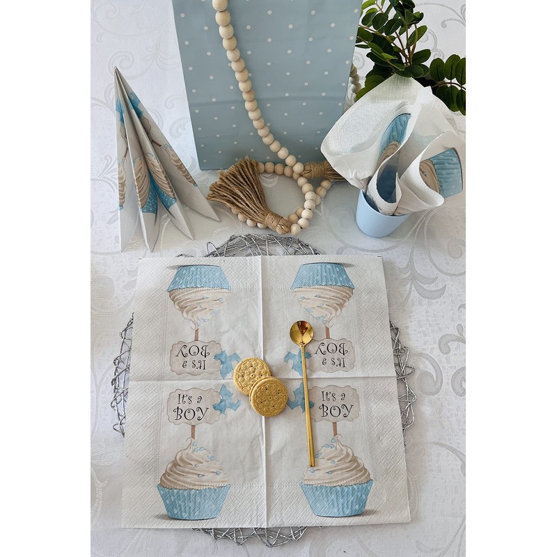 AM Décor - Servilletas de papel suave de 3 capas