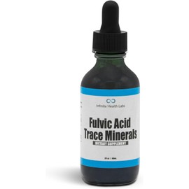 Fulvic Acid Trace Minerals Supplement - 169 Servings - Humic Acid Multimineral Electrolyte Liquid Drops - Bioavailable Extract