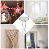 Jingelmall 80 Packs Self Adhesive Wall Hook Sticky Ceiling Hooks