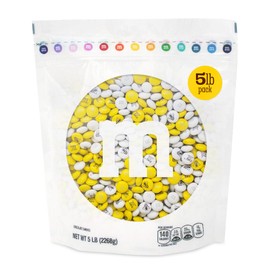 M&M’S WORLD Meant To Bee Milk Chocolate Candy - 5lbs of Bulk Candy for Engagement Party, Wedding Favors, a Chocolate Gift Box and More