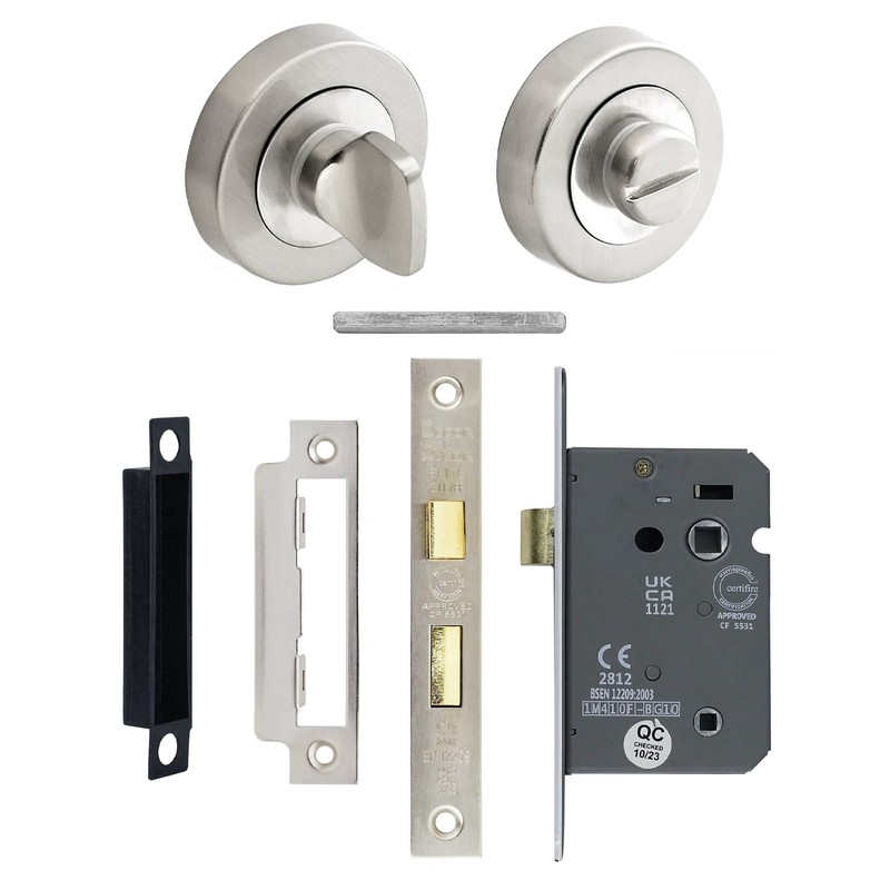 Decoranddecor Lumina Silver Internal Door Handles – Aluminium Handle Sets