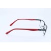 Gianni Po GP P49 Black-Red Rectangle Unisex Full Rim 52-16-135