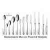 Mia Picard & Wielpütz Dessert Fork, Appetizer Fork, Pack of