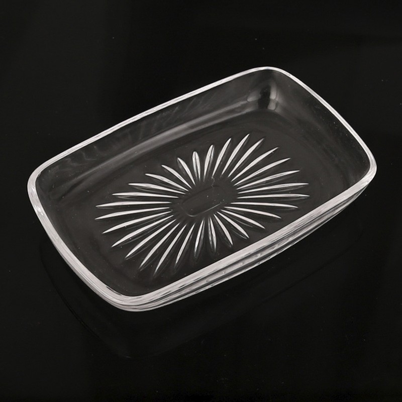 Metal Butter Plate European Vintage Butter Dish Rectangle Multifunctional Butter