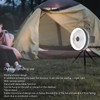 Tripod Stand Fan USB Rechargeable Retractable Portable Camping Fan Hanging