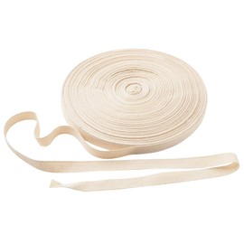 TSUKURIRO Twill Tape, Produced, Cotton, DIY, Handmade Parts, Handicrafts (Width 0.6 inches (1.5 cm), 166.3 ft (50 m)