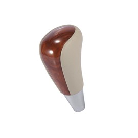 Partuto Car Automatic Gear Stick Shift Knob for Toyota RAV4 Camry Corolla for Lexus Beige Brown Replacement