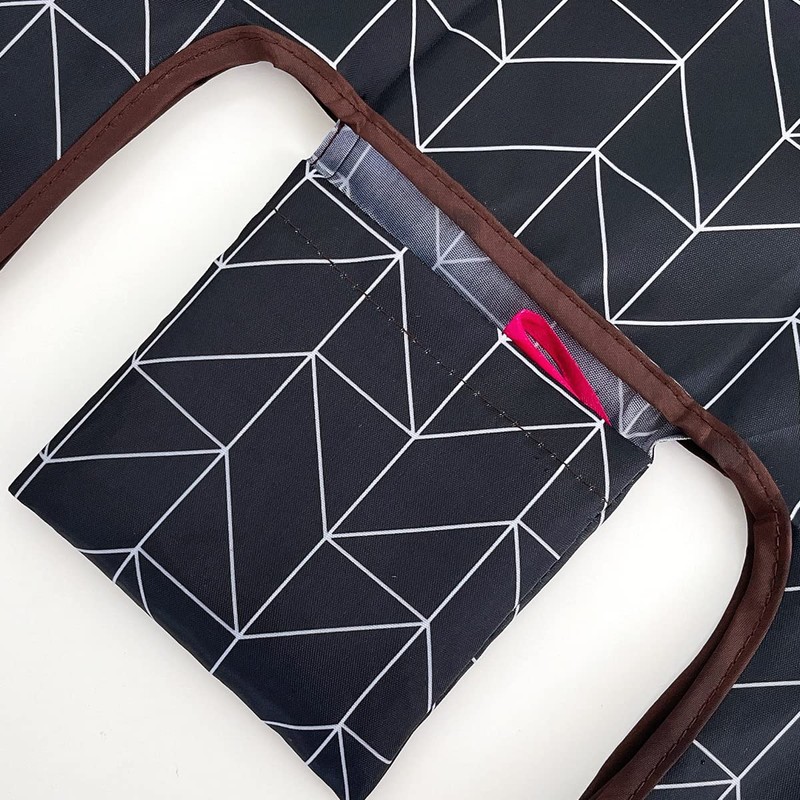 Wrapables Small JoliBag Collection Reusable Shopping Bag, Geometric