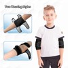 Codera para niños, protector de codo deportivo ajustable, transpirable, con