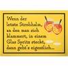 DankeDir! Last Straw Spritz - 30 x 20 cm Sign