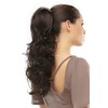 Easihair Foxy Ponytail Color 8 Cocoa Wavy 20" Length 2-in-1
