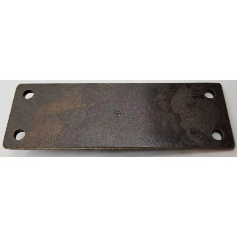 Furniture Knowledge VERTICAL Hammered Forged Brass Mission DOOR PULL Antique