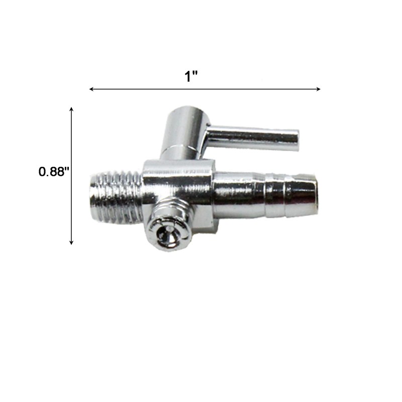 AQUANEAT Aquarium 1 Way Thread Valves, Air Flow Control Valves,