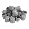 sourcing map 20pcs Rubber End Caps Protective Caps 28mm ID