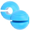 2pcs Barbell Grips Round Thick Silicone Dumbbell Adapter Balls Barbell