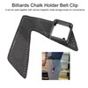 Billiard Chalk Holder Magnetic Pocket Pool Chalk Holder with Leather