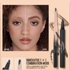 Brow Pencil Black, Eyebrow Pen Long-Lasting, Eye Brow Kit Natural,