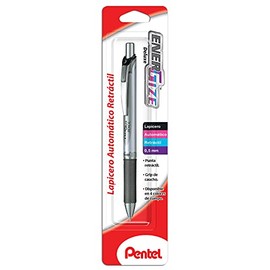 Pentel Lapicero Energize Pencil Color Negro Blíster Pack con 01 Pieza-PL75BP-A