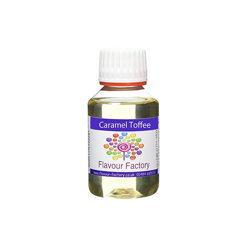 Flavour Factory Caramel Toffee Intense Food Flavouring, 100 ml