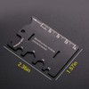 Multi-Function Credit Card Tool and Key-Ring Tool Set Sleek Minimalist