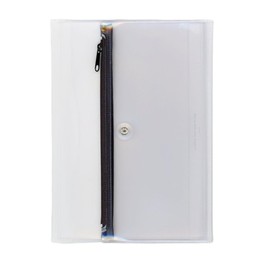 Daigo N1940 Note Cover, isshoni, Pen Case, A5 R, Clear Black