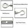 M10 304 Stainless Steel Hook & Eye Heavy Duty Turnbuckle
