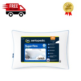 Sertapedic Super Firm Pillow, Standard/Queen