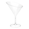 Restaurantware 2 Ounce Margarita Glasses 20 Disposable Martini Glasses -