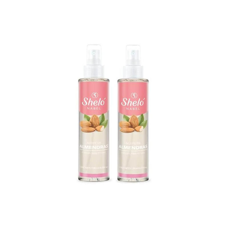 Kit con 2 Aceites De Almendras Anti Estrías, Hidrata Y