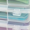 IRIS USA 8.5" x 11" Thick Plastic Portable Project Storage