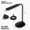 TEKLED® LED Desk Lamp | Stepless Dimmable with Flexible Gooseneck