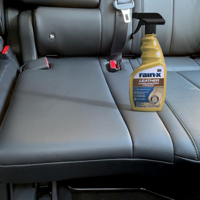 Rain-X 620236SRP Leather Cleaner Conditioner & Repellent for Car Interiors,