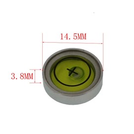 umei Mini universal metal level, circular level, aluminum housing，There are three sizes to choose from (14.5X3.8mm(Green water))