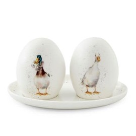 Wrendale Designs Salt & Pepper Pots and Tray, White