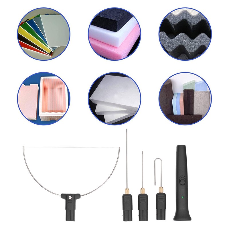 9PCS Hot Wire Foam Cutter Kit Styrofoam Knife Cutter Electric