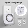 HBN Outlet Timer for Electrical Outlets Indoor, 24 Hour Mechanical
