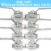 Ufixed 1" High Pressure Hydraulic Ball Valve,4500 psi,No Leak,Corrosion Resistance,Heavy